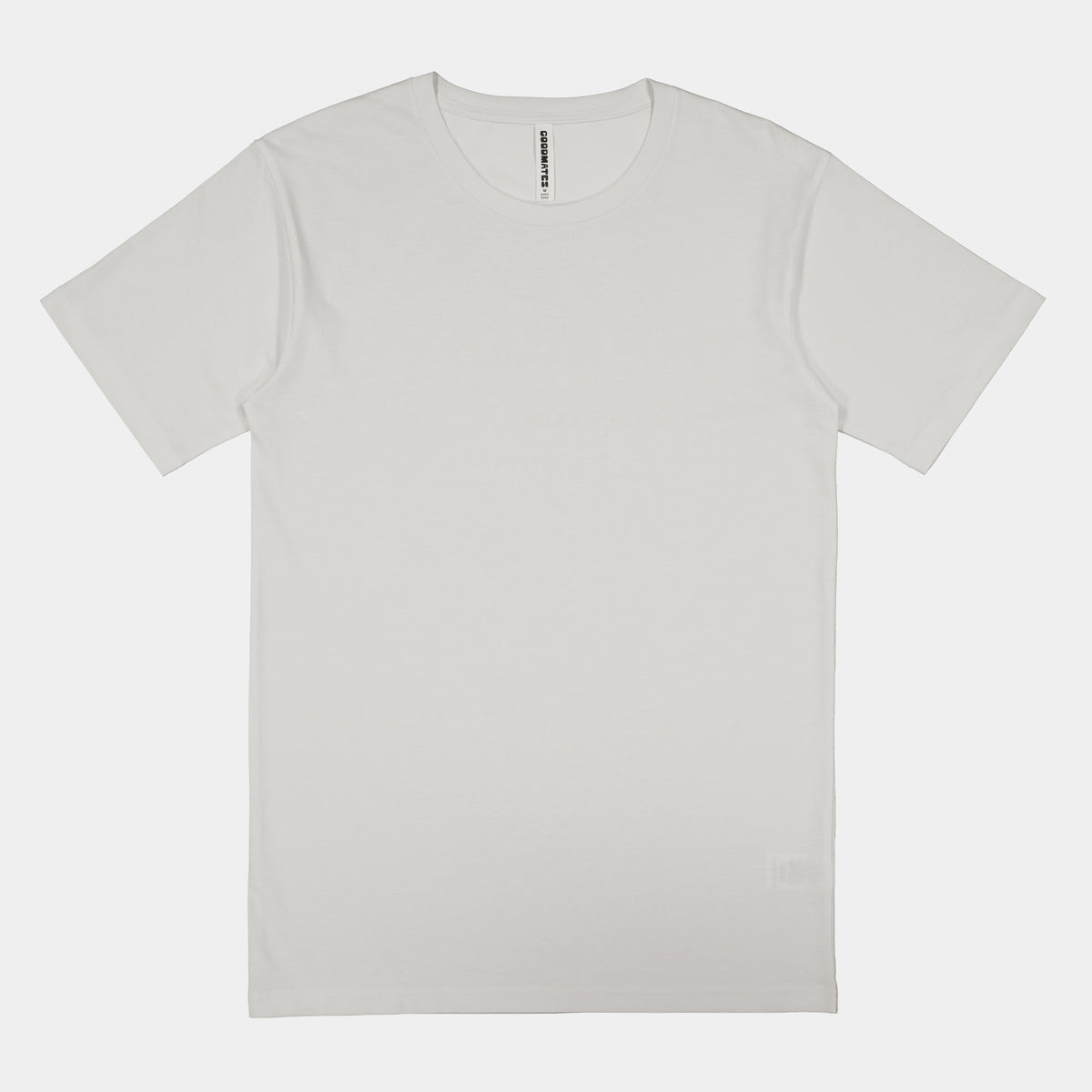 GOODMATES Mens Basis Short Sleeve Tee X1001M in Ecru