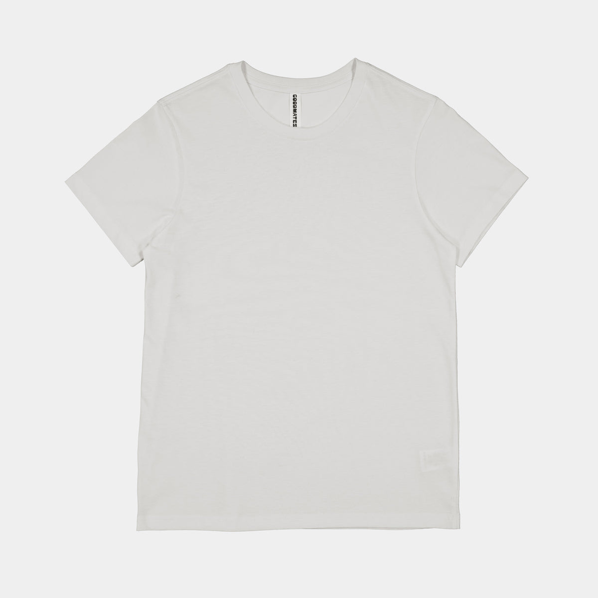 GOODMATES Womens Basis Short Sleeve Tee X1001W in Ecru