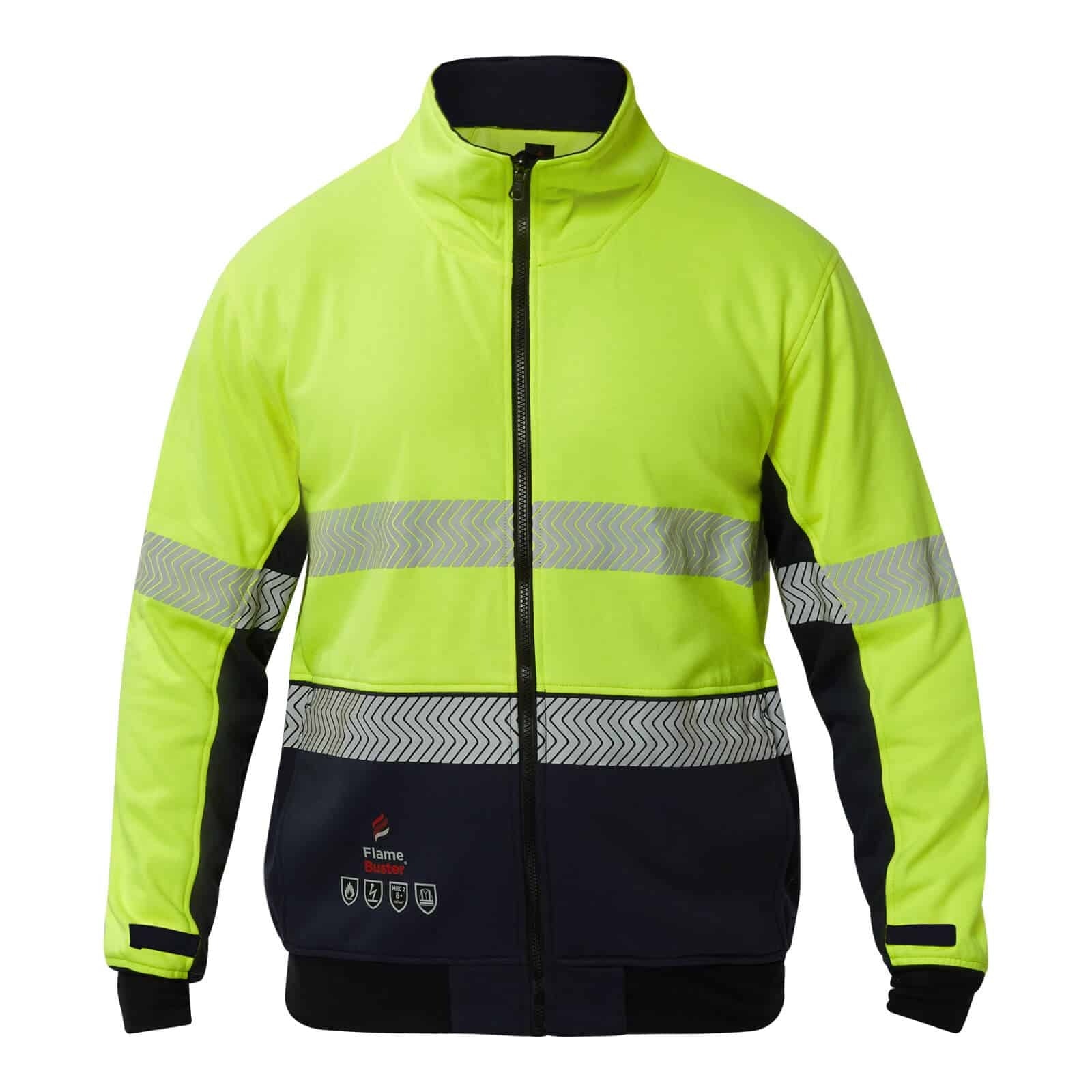 Flamebuster FR Hi Vis Segmented Reflective Fleece