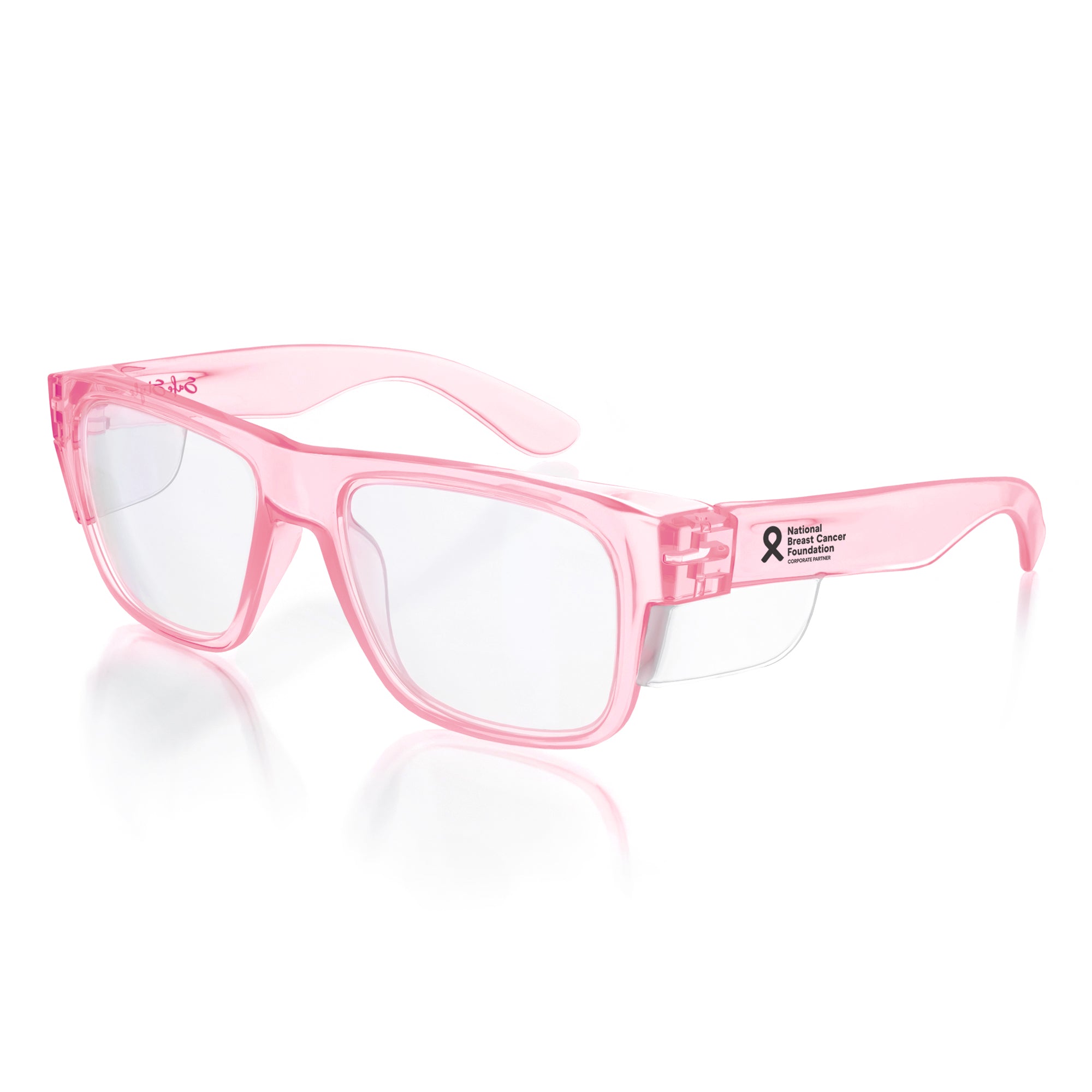 Safe Style Fusions Pink Frame/Clear Lens FPC100