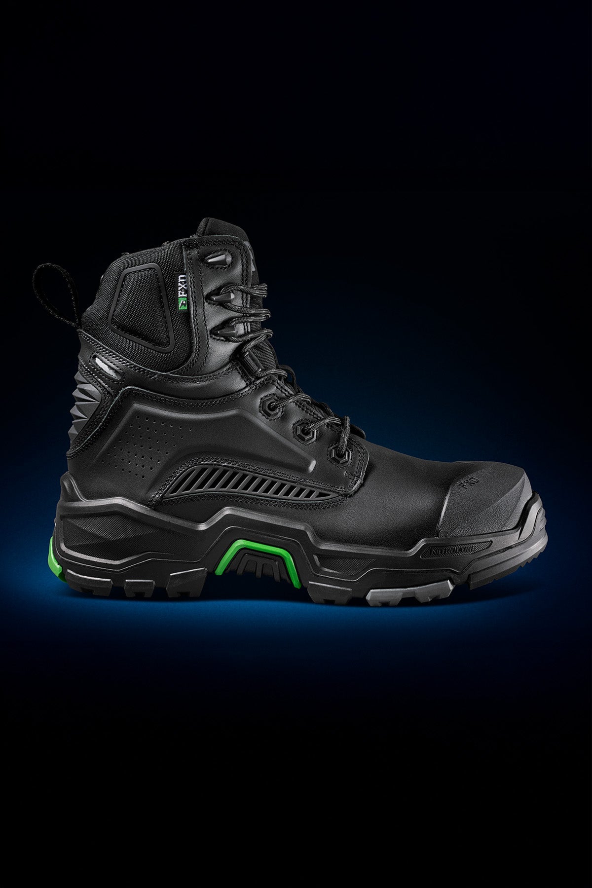FXD DURA-X ONE High Cut Nitrocore Work Boot in Black