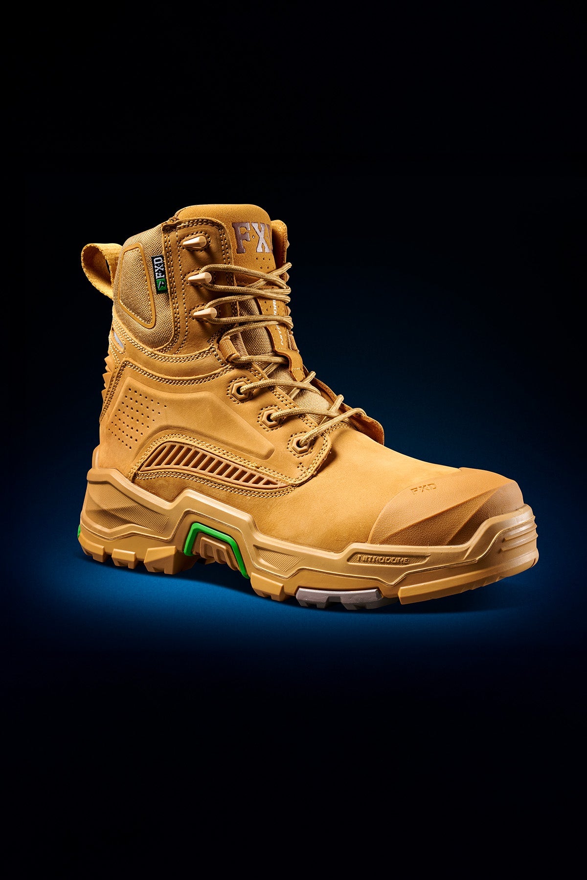 FXD DURA-X ONE High Cut Nitrocore Work Boot in Wheat, view 4