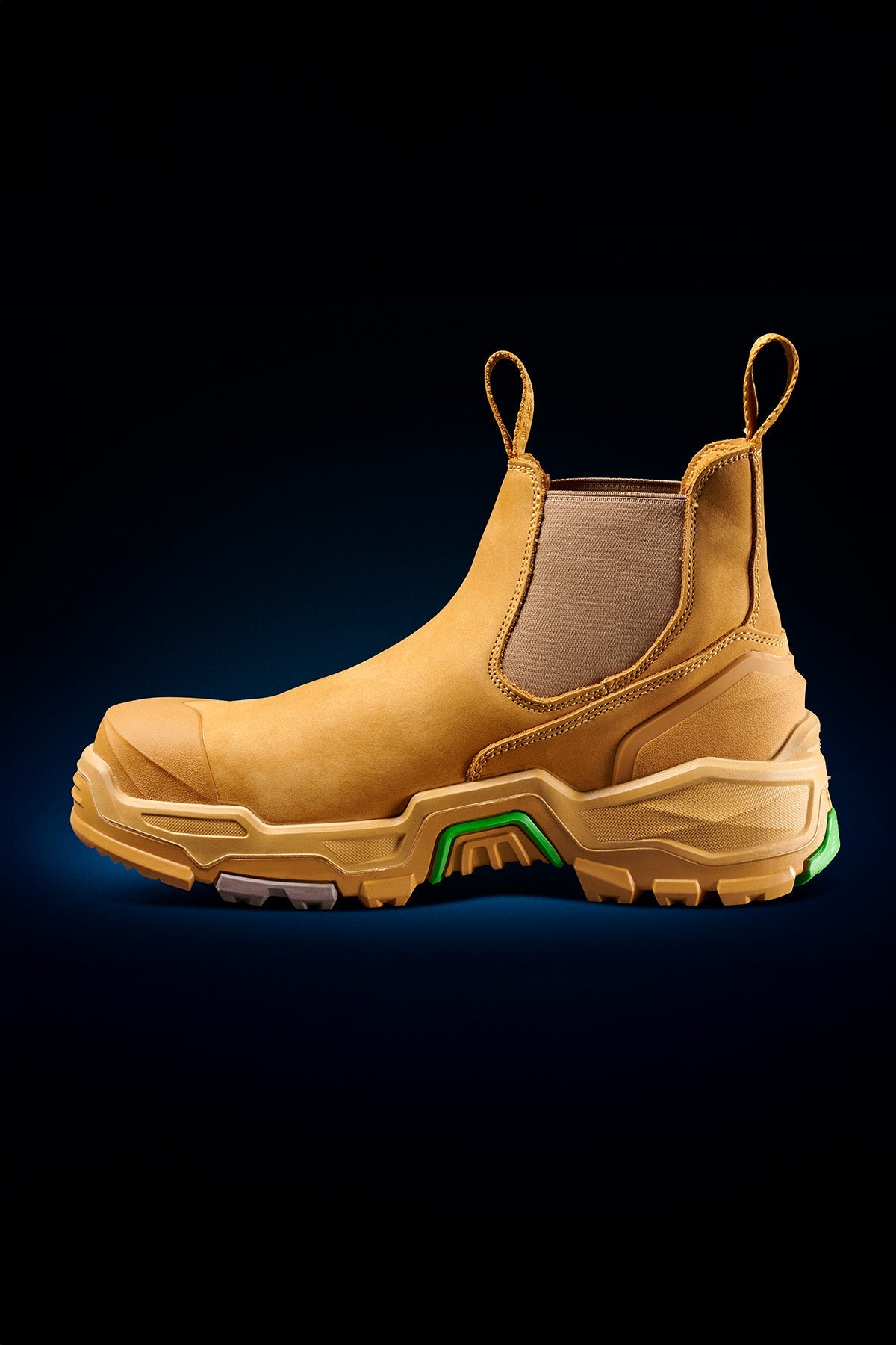 FXD DURA-X THREE Slip On Nitrocore Work Boot in Wheat, view 2