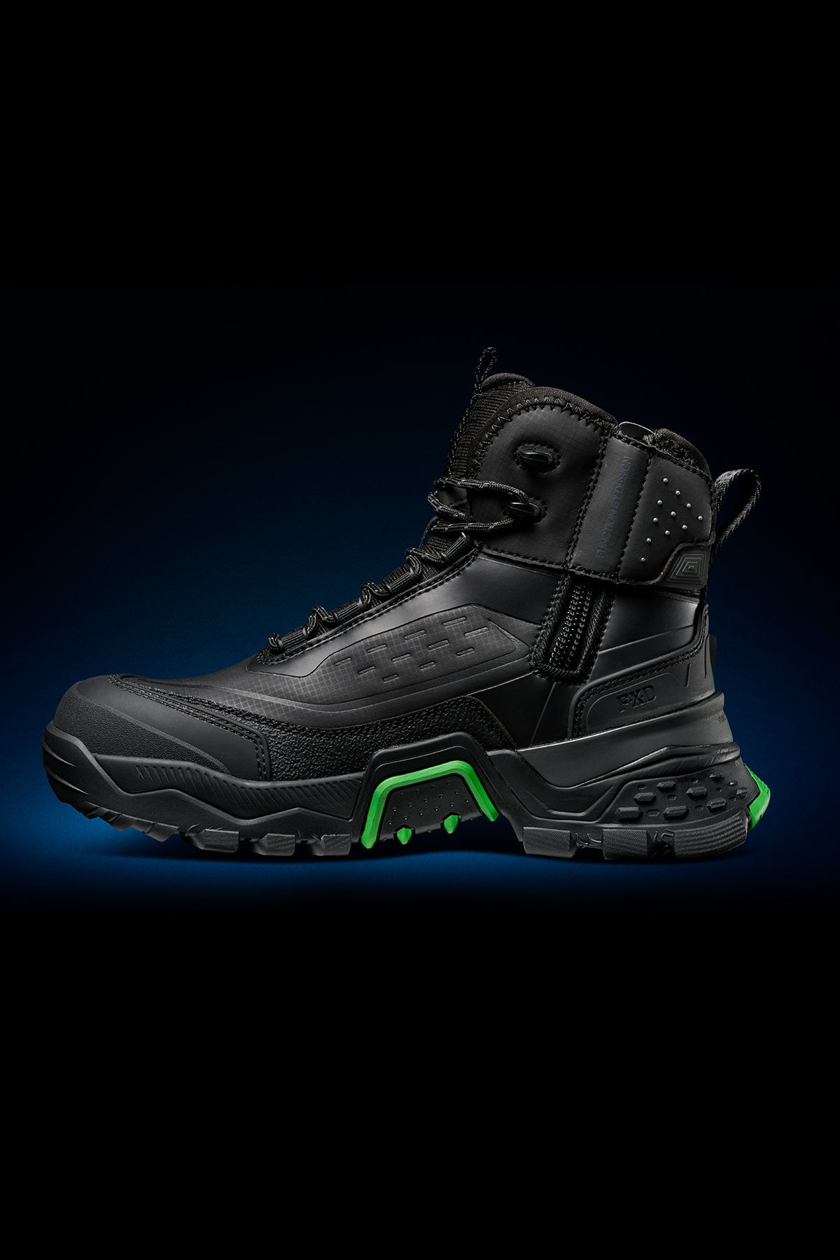 FXD EVO-1 Synthetic Nitrolite Work Boot in Black, view 2