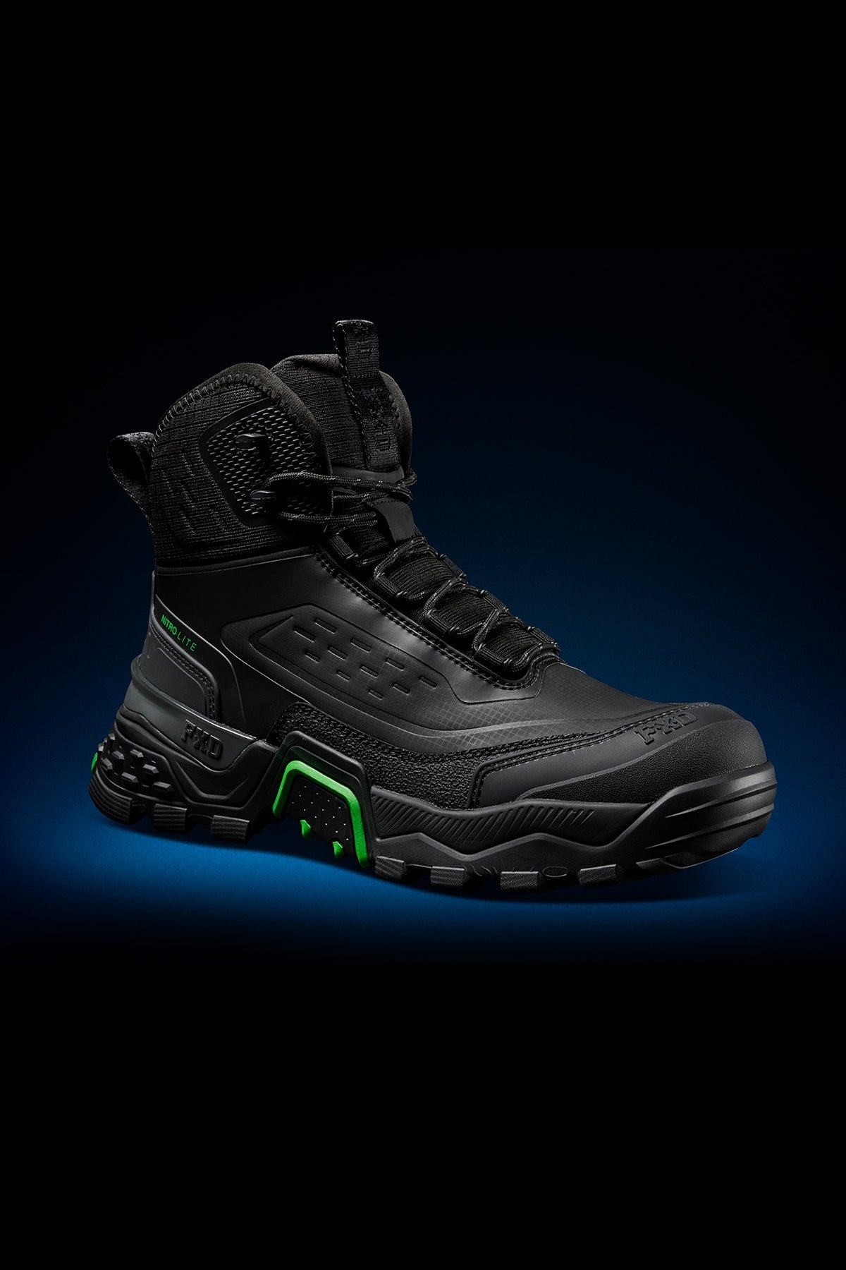 FXD EVO-1 Synthetic Nitrolite Work Boot in Black, view 4