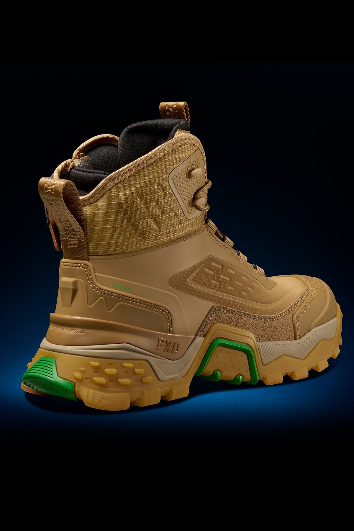 FXD EVO-1 Synthetic Nitrolite Work Boot in Wheat, view 3
