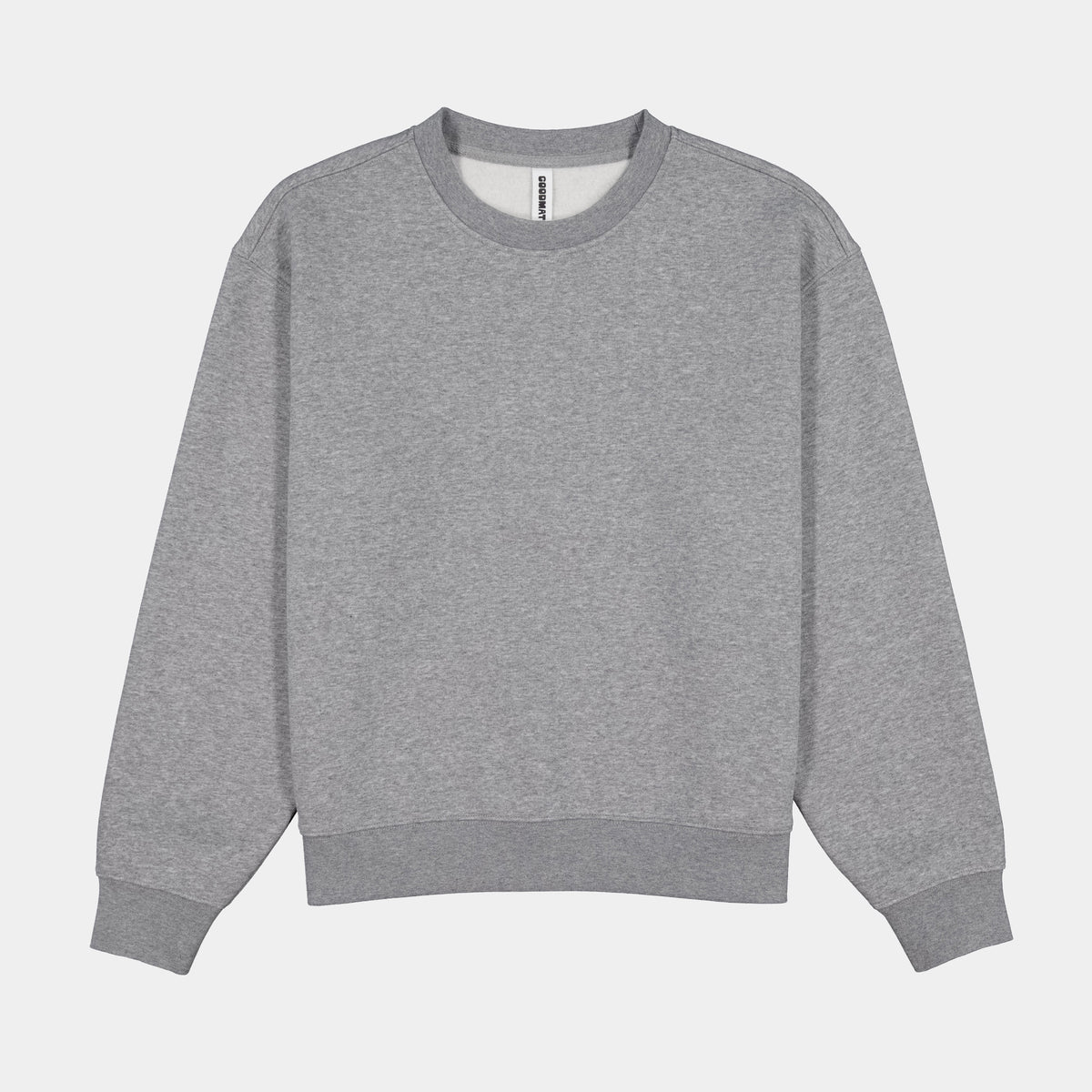 GOODMATES Womens Everyday Crew Sweatshirt X2007W in Grey Marle