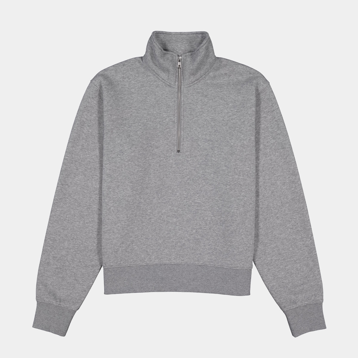 GOODMATES Womens Everyday 1/4 Zip X2006W in Grey Marle