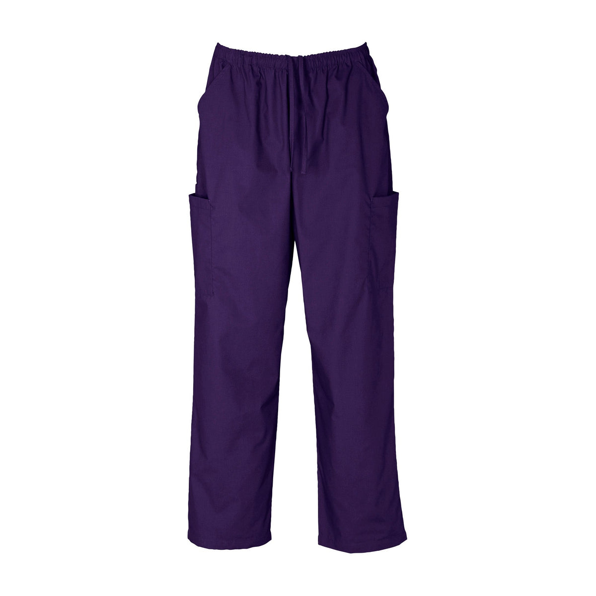 Biz Unisex Classic Scrubs Cargo Pants H10610 in Purple