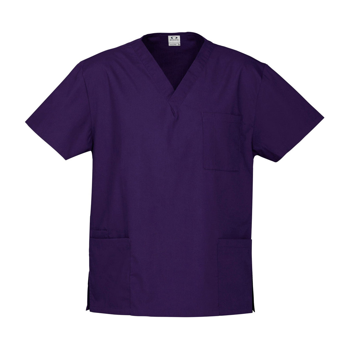 Biz Unisex Classic Scrubs Top H10612 in Purple