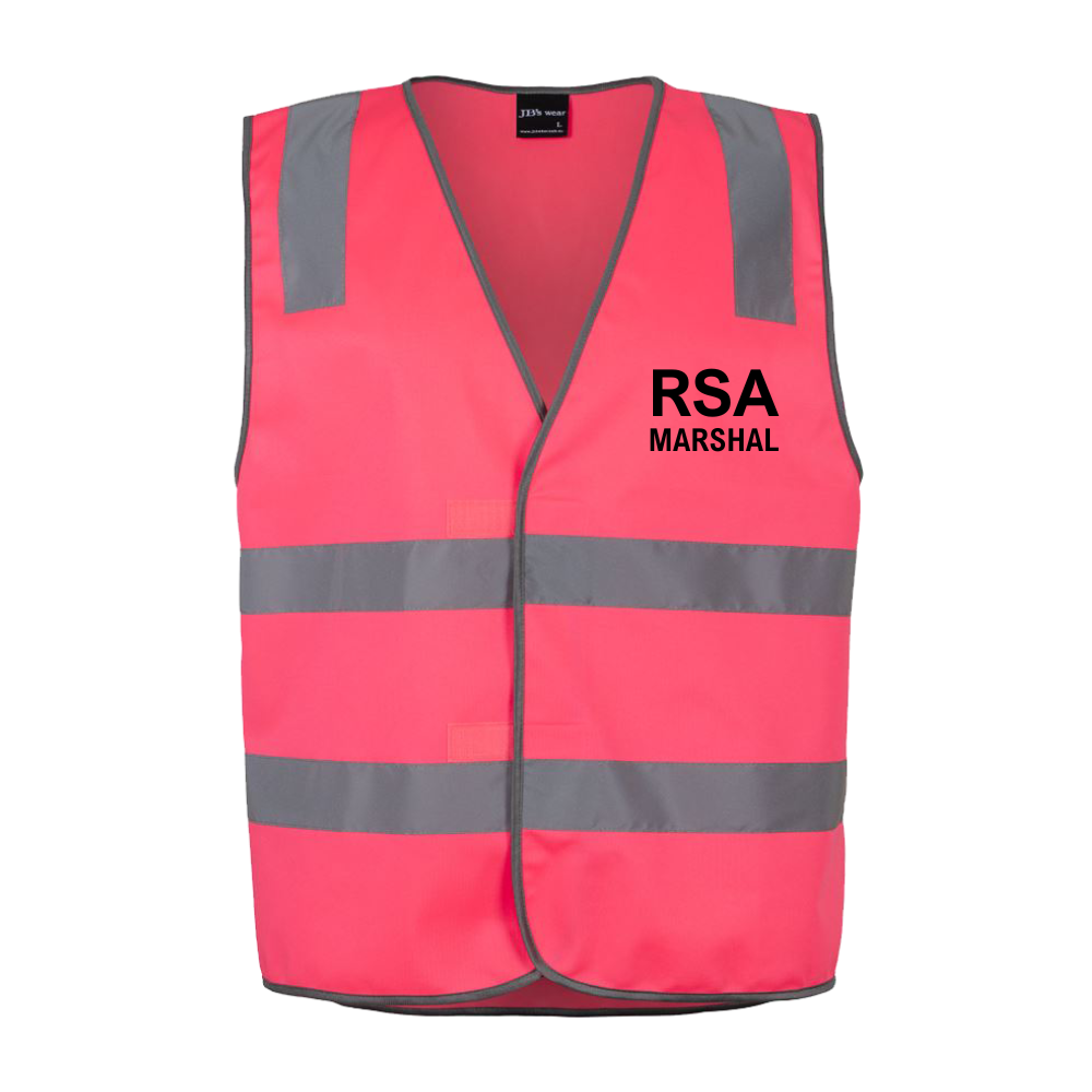 RSA Marshal Hi Vis Safety Reflective Vest