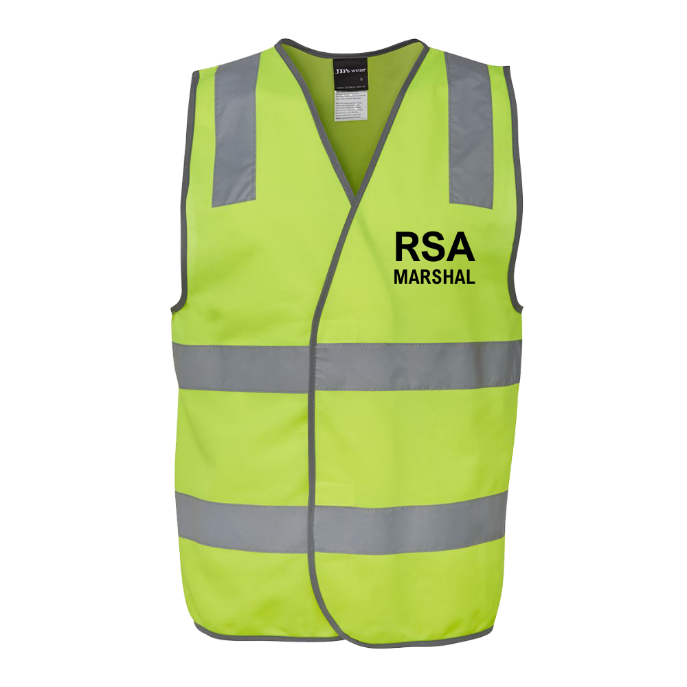 RSA Marshal Hi Vis Safety Reflective Vest