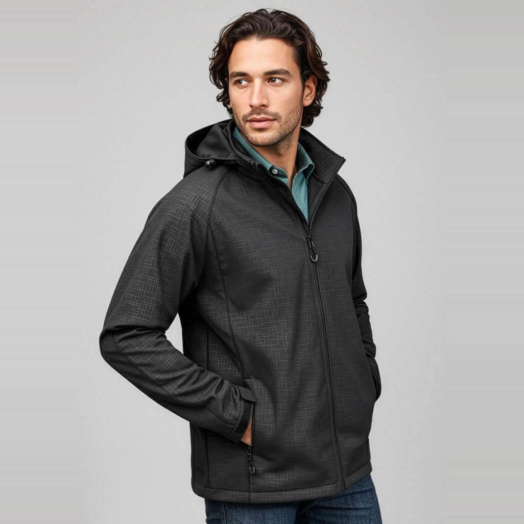 Biz Geo Mens Jacket J135M, worn by model