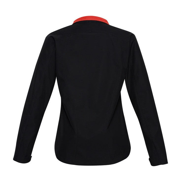 Biz Womens Geneva Jacket J307L in Black/Red