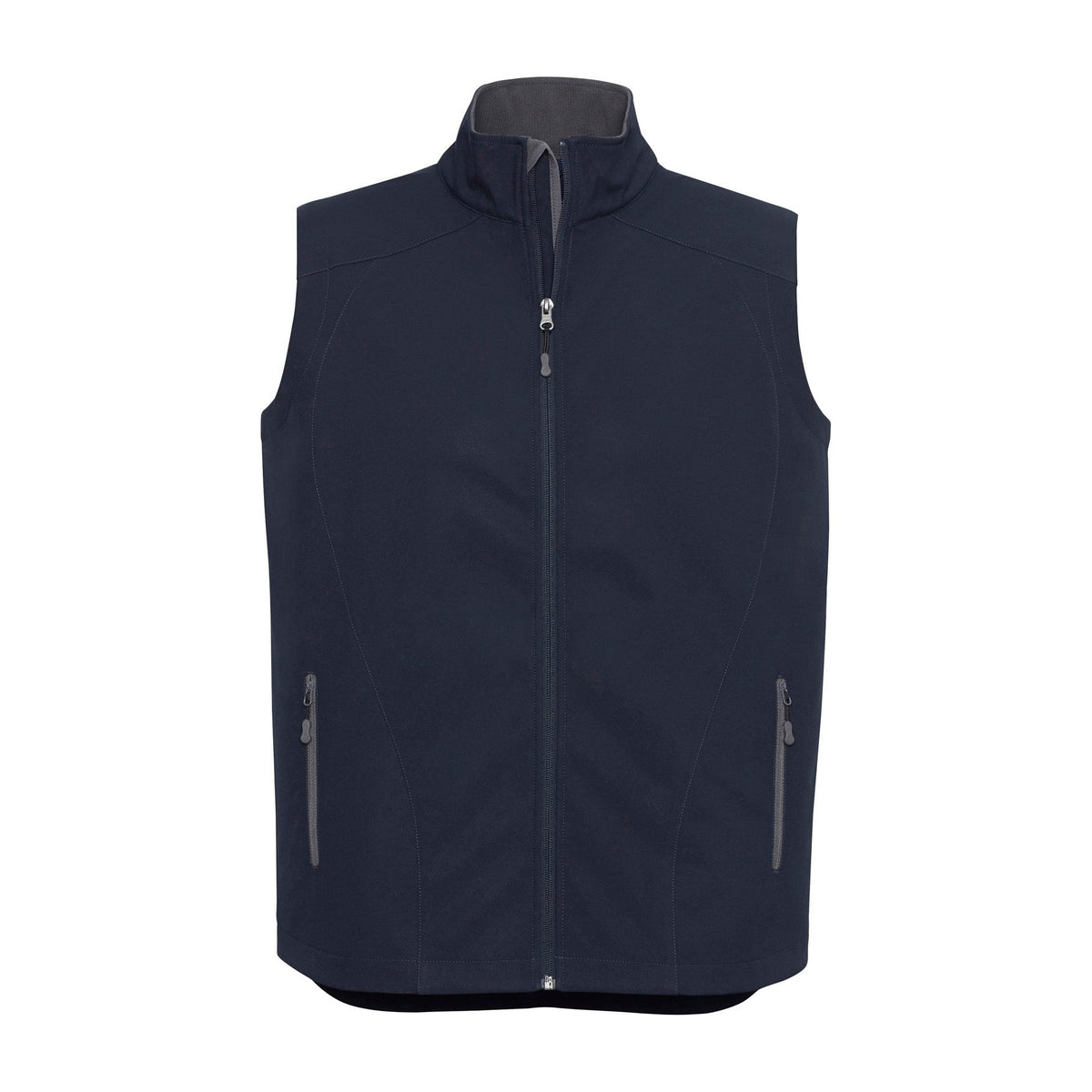 Biz Mens Geneva Vest J404M in Navy/Graphite