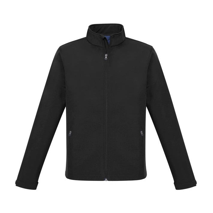 Biz Mens Apex Softshell Jacket J740M in Black
