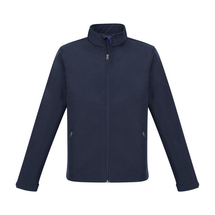 Biz Mens Apex Softshell Jacket J740M in Navy