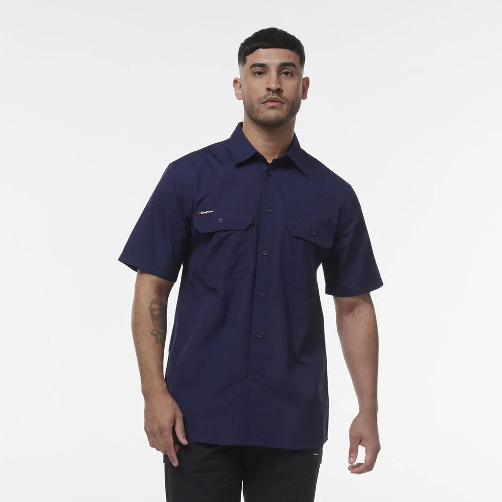 King Gee Workcool Vented Shirt Short Sleeve K14030