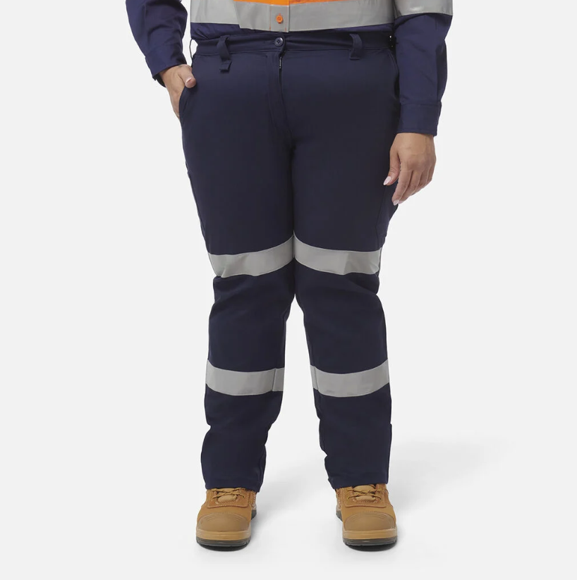 King Gee Womens Stretch Biomotion Reflective Work Pants K43010
