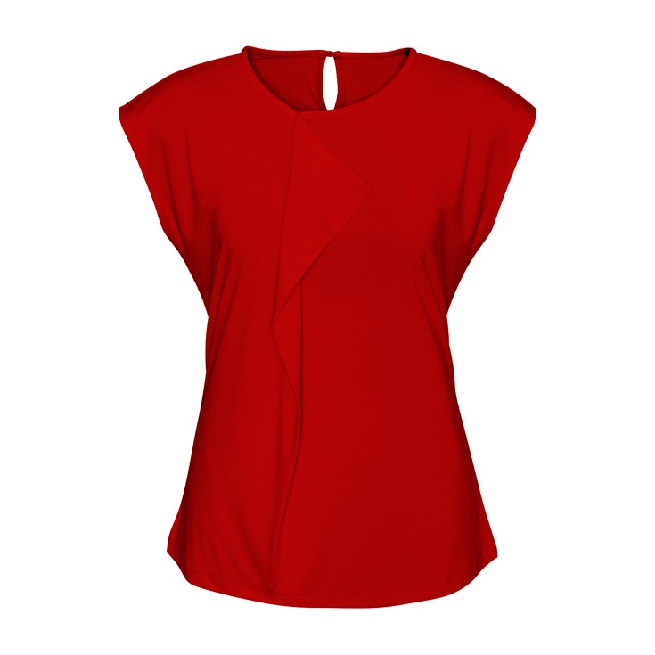 Biz Mia Womens Top K624LS, worn by model