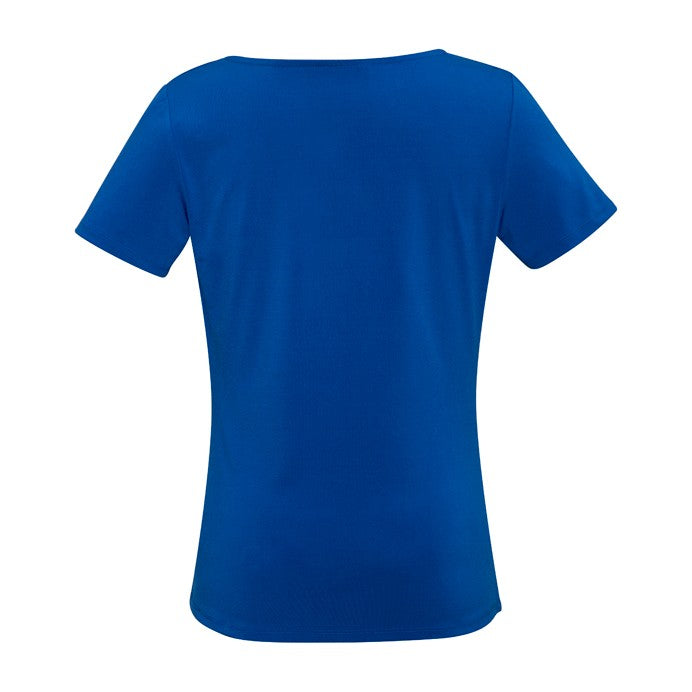 Biz Ava Womens Top K625LS in Electric Blue