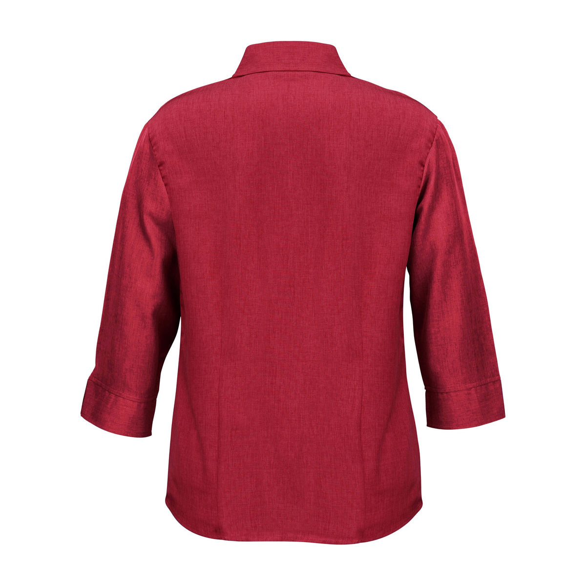 Biz Oasis Womens 3/4 Sleeve Shirt LB3600 in Cherry, view 2