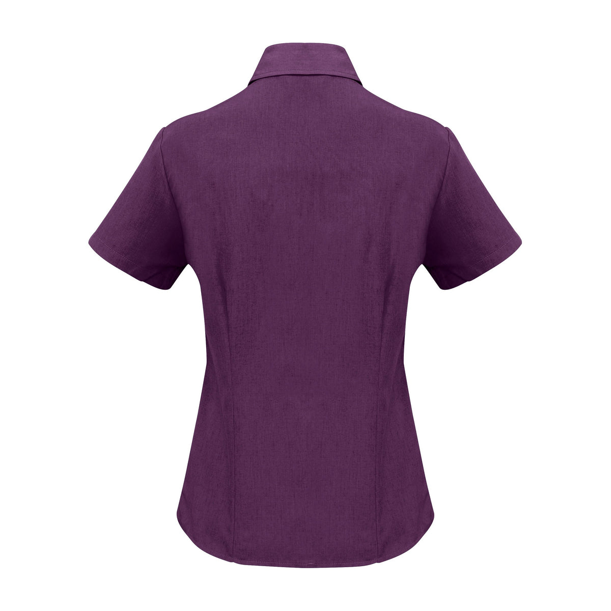 Biz Oasis Womens Short Sleeve Shirt LB3601 in Grape, view 2