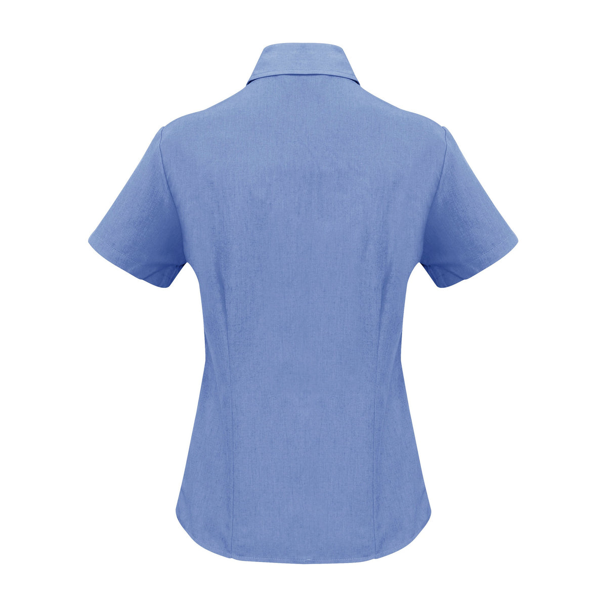 Biz Oasis Womens Short Sleeve Shirt LB3601 in Mid Blue, view 2