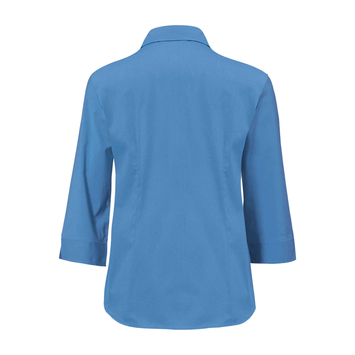Biz Metro Womens 3/4 Sleeve Shirt LB7300 in Mid Blue, view 2