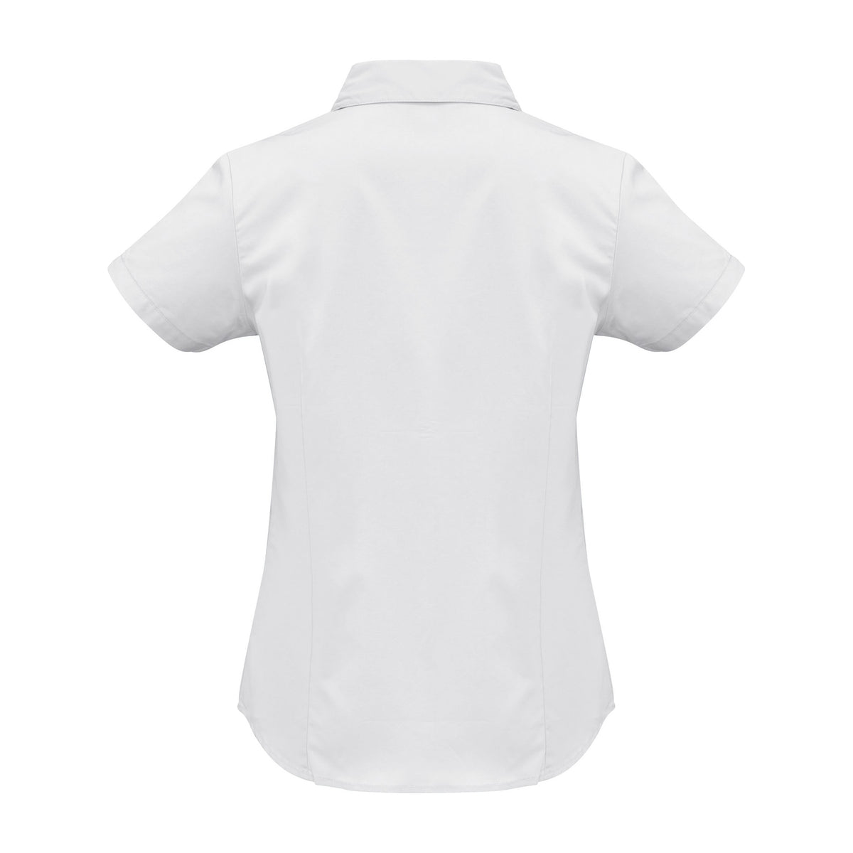 Biz Metro Womens Short Sleeve Shirt LB7301 in White, view 2
