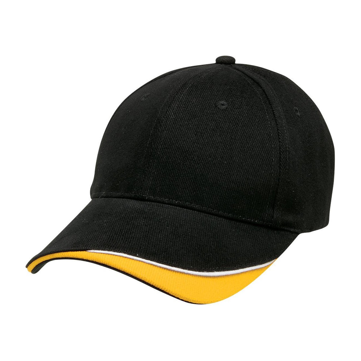Legend Life Signature Cap 4046 in Black/White/Gold