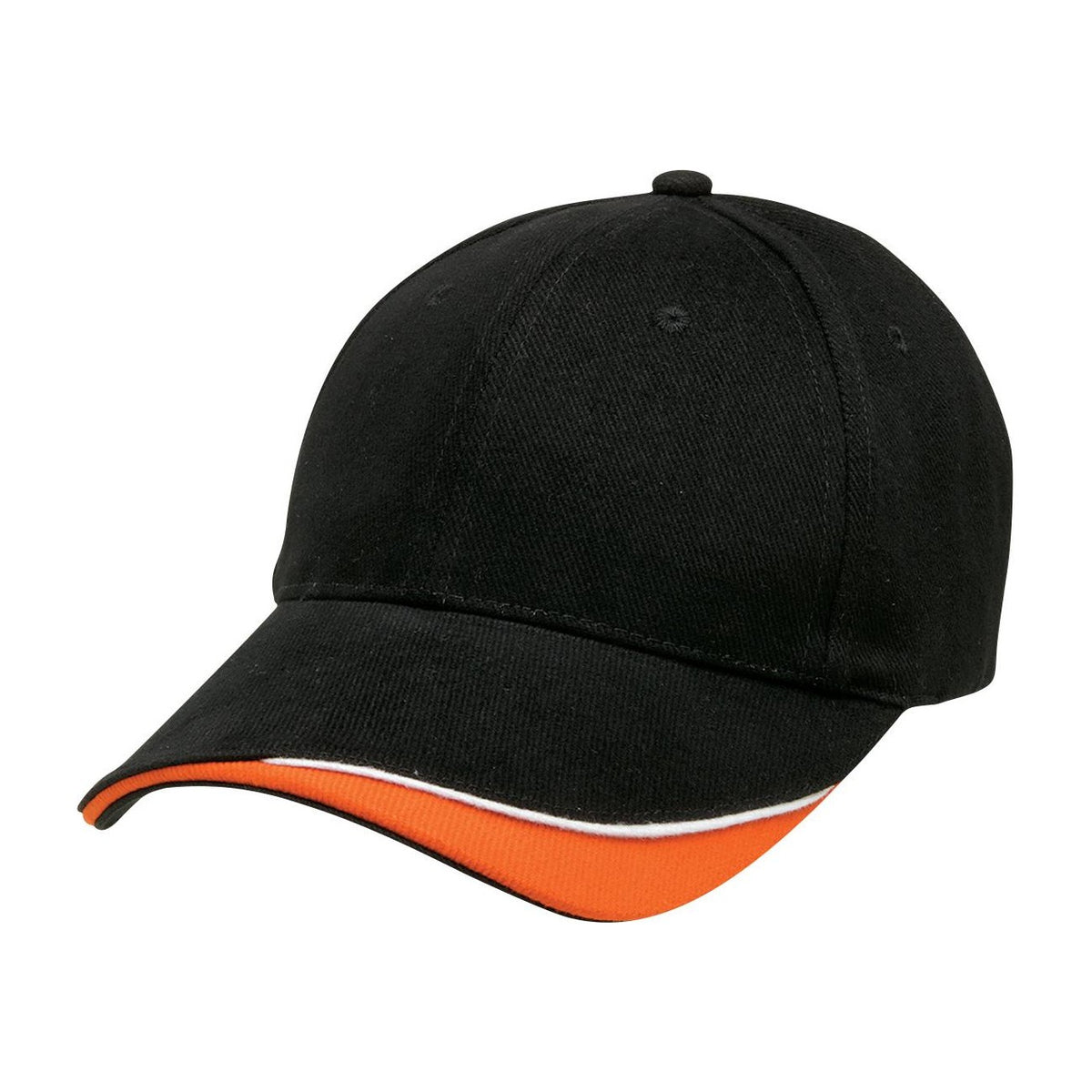 Legend Life Signature Cap 4046 in Black/White/Orange