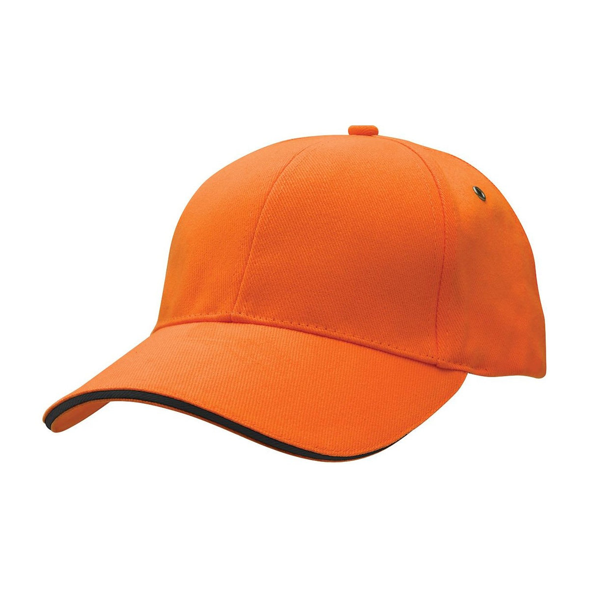Legend Life Sandwich Peak Cap 4289 in Orange/Black