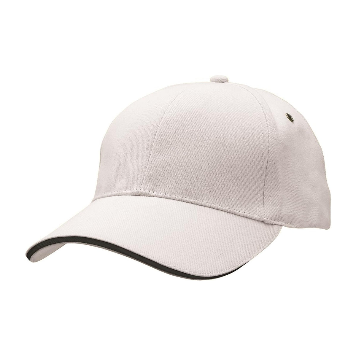 Legend Life Sandwich Peak Cap 4289 in White/Black