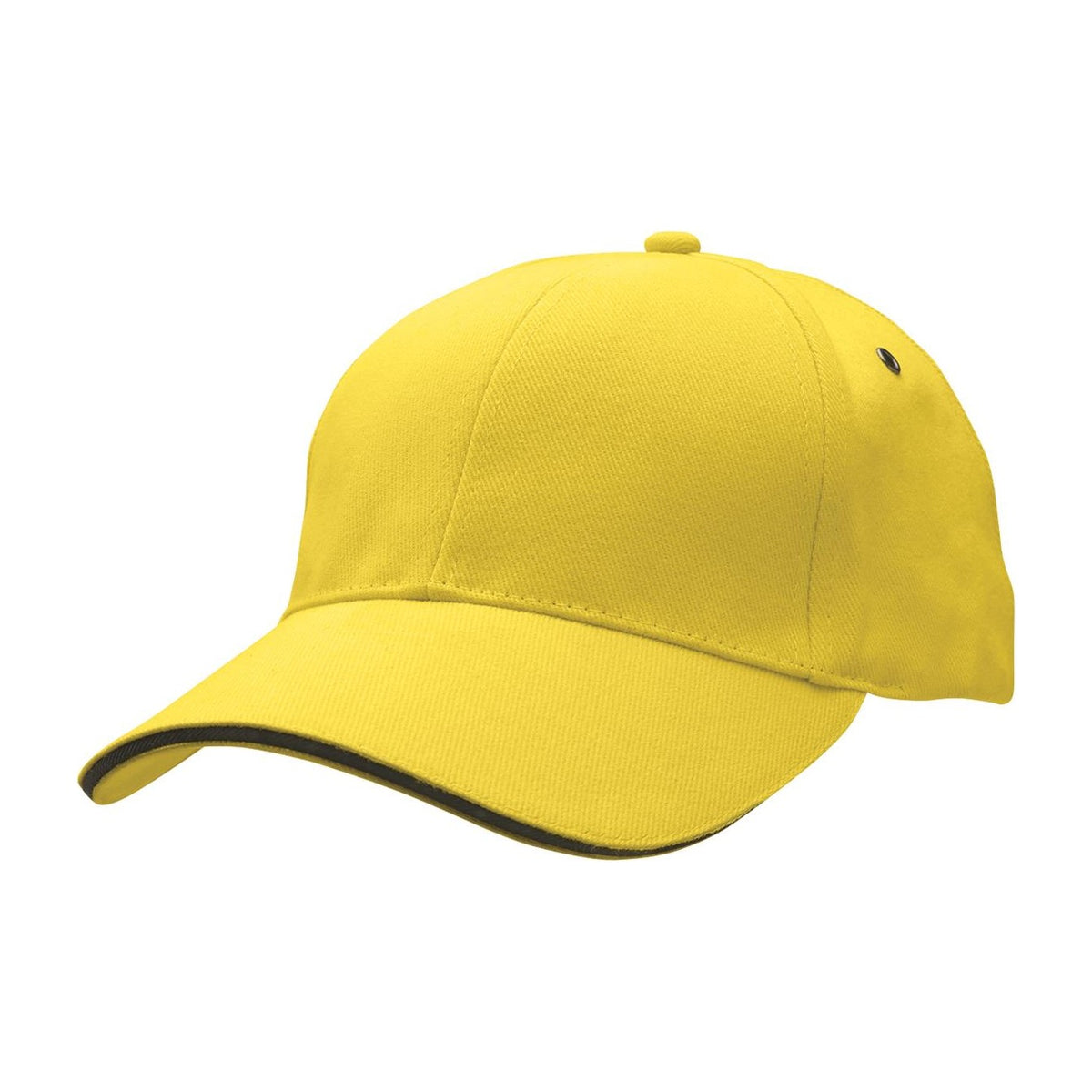 Legend Life Sandwich Peak Cap 4289 in Yellow/Black