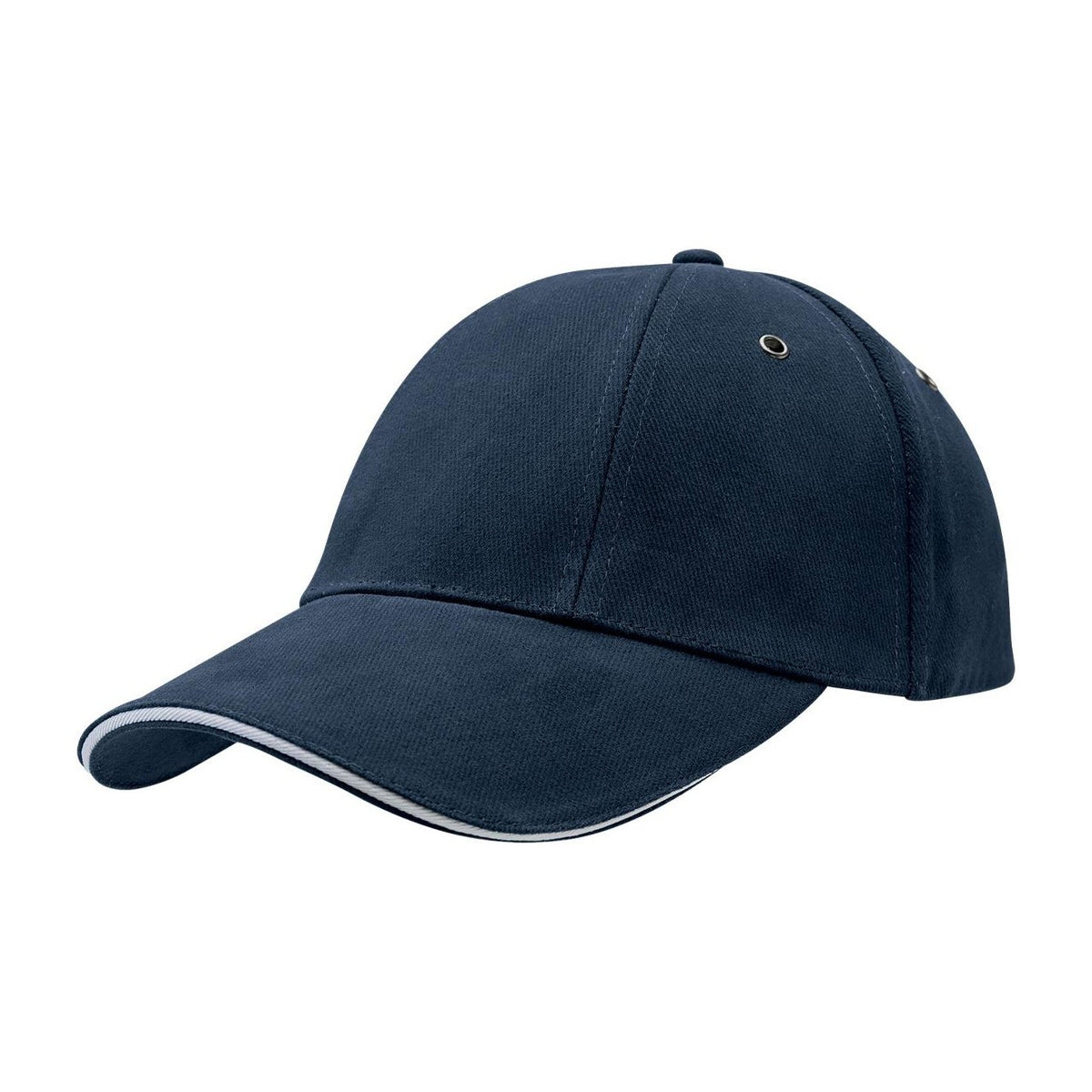 Legend Life Rotated Sandwich Peak Cap 4290 in Navy/White