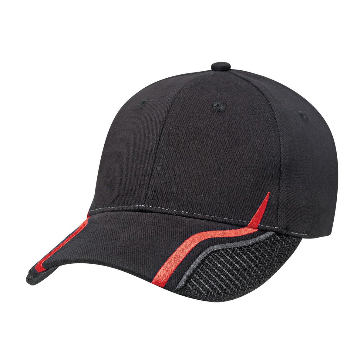 Legend Life Downforce Cap 4361 in Black/Red
