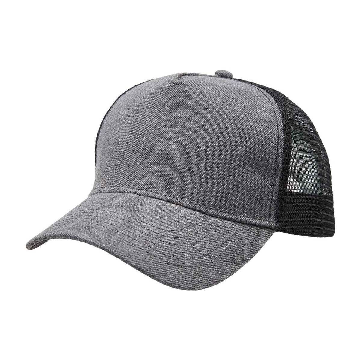 Legend Life Heathered Mesh Trucker 4395 in Charcoal Heather/Black