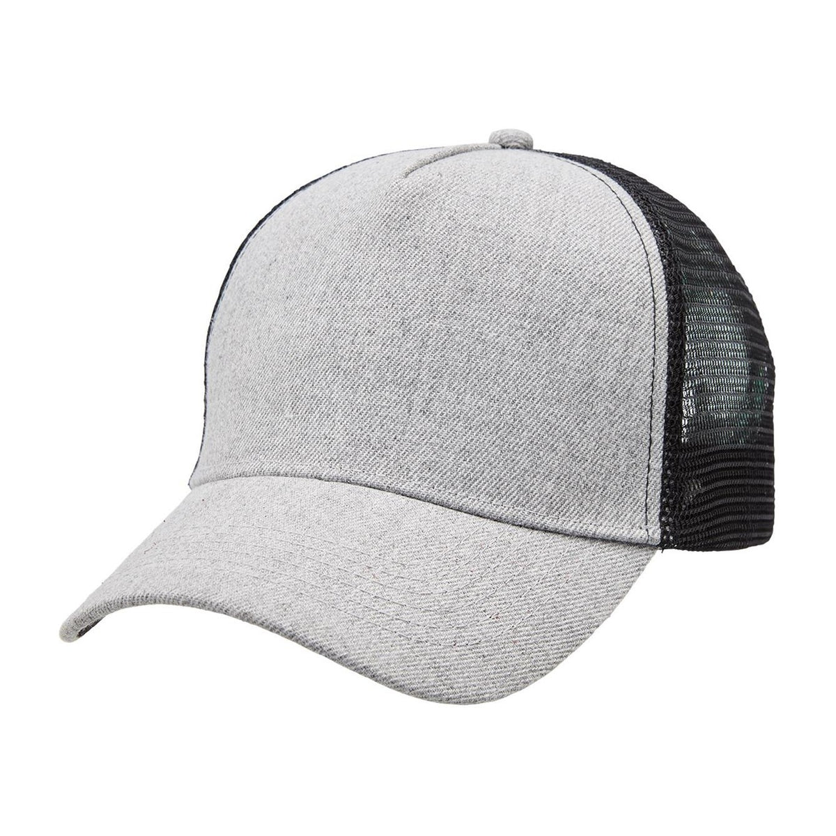 Legend Life Heathered Mesh Trucker 4395 in Grey Heather/Black