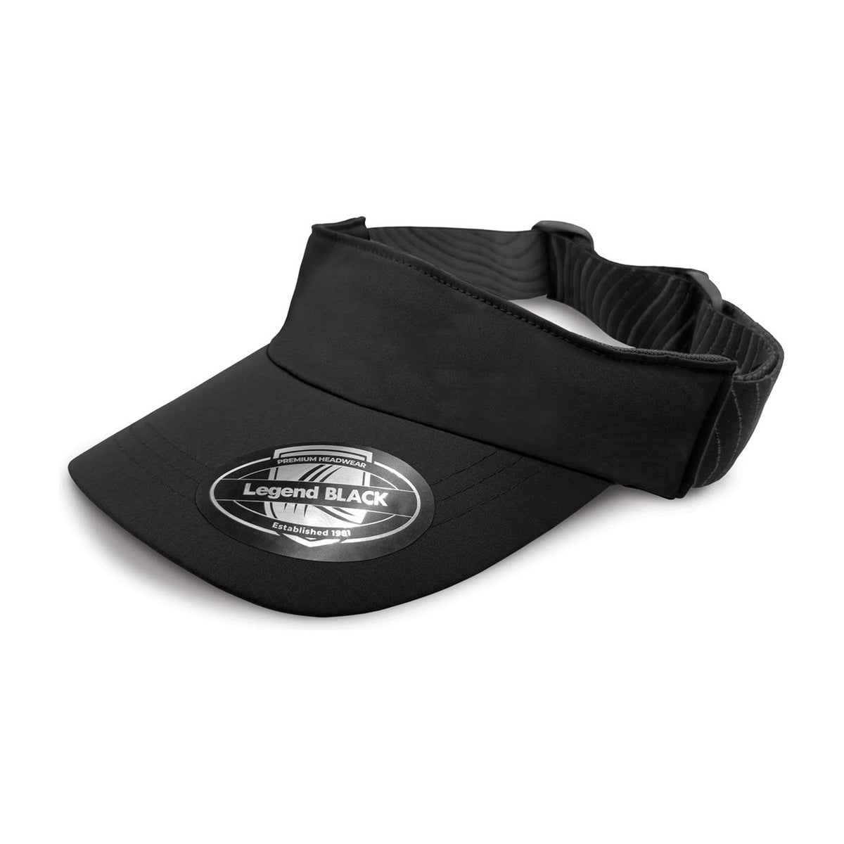 Legend Life Altitude Sports Visor 7040 in Black/Black