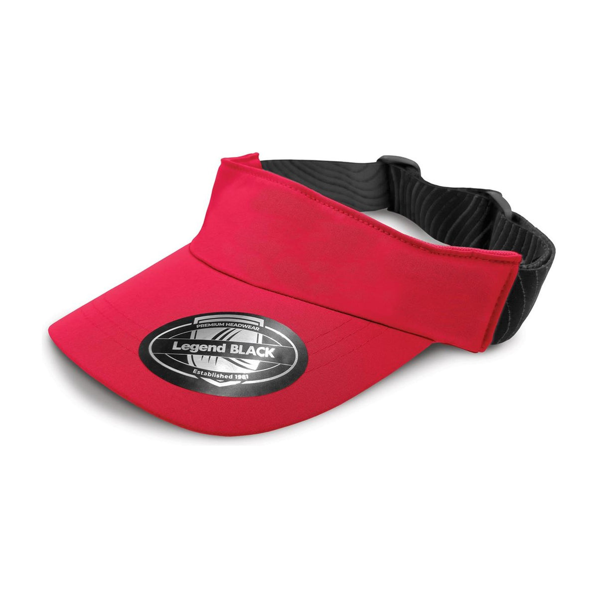 Legend Life Altitude Sports Visor 7040 in Red/Red