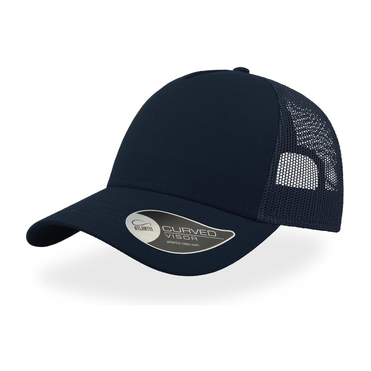 Legend Life Rapper Cotton Trucker Cap A2650 in Navy/Navy