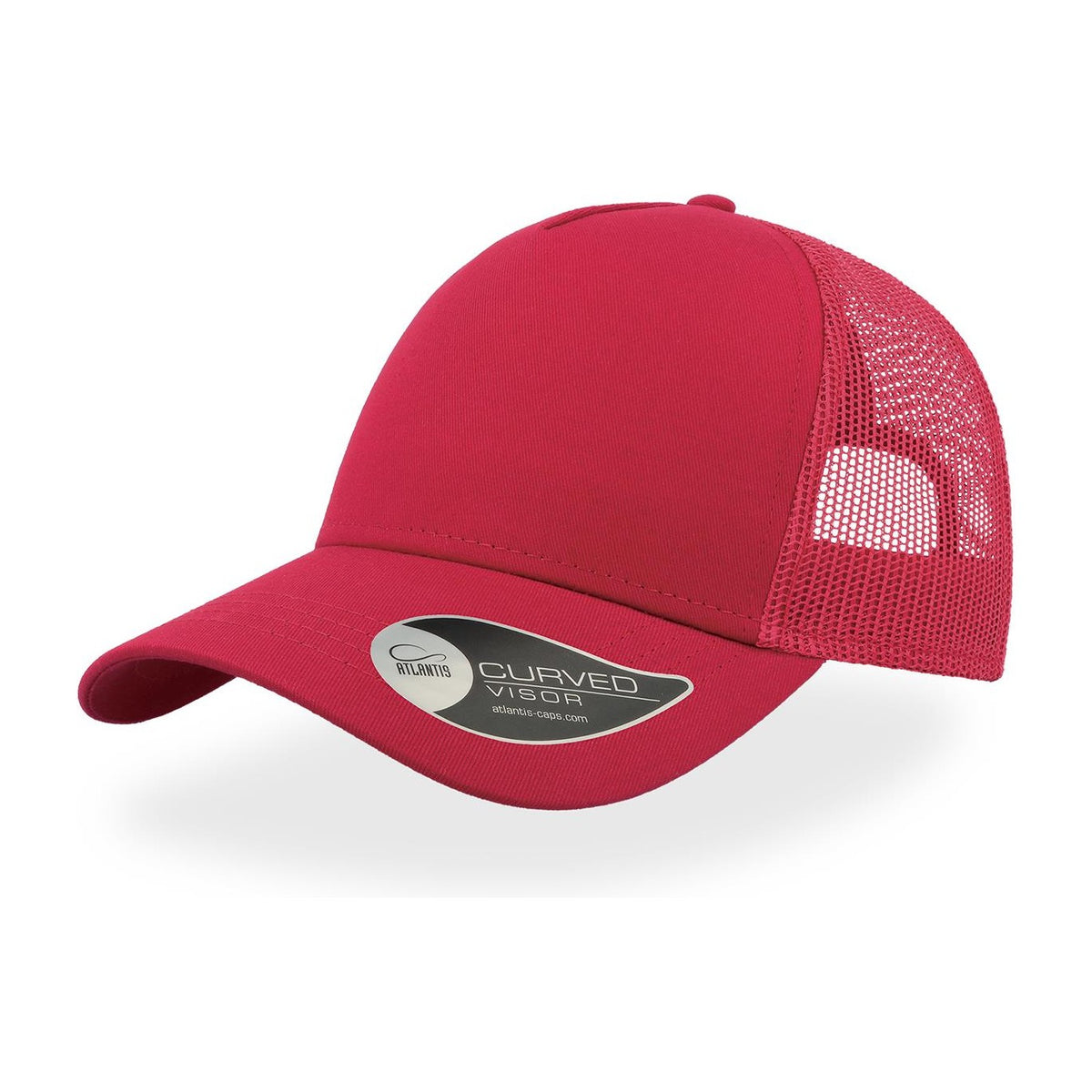 Legend Life Rapper Cotton Trucker Cap A2650 in Red/Red