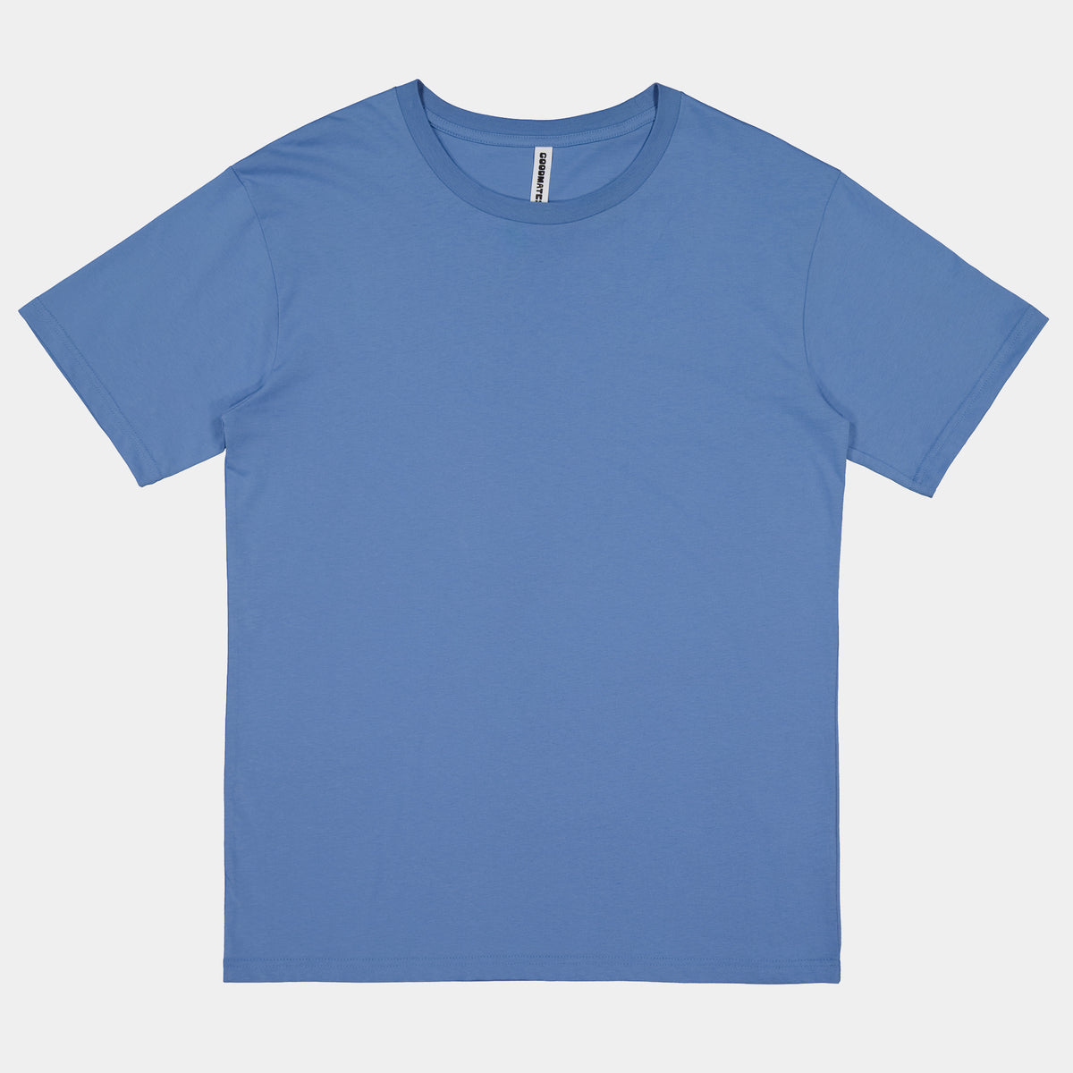 GOODMATES Mens Basis Short Sleeve Tee X1001M in Ocean