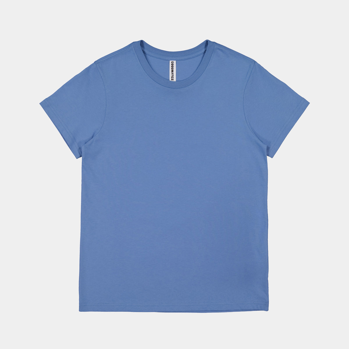 GOODMATES Womens Basis Short Sleeve Tee X1001W in Ocean
