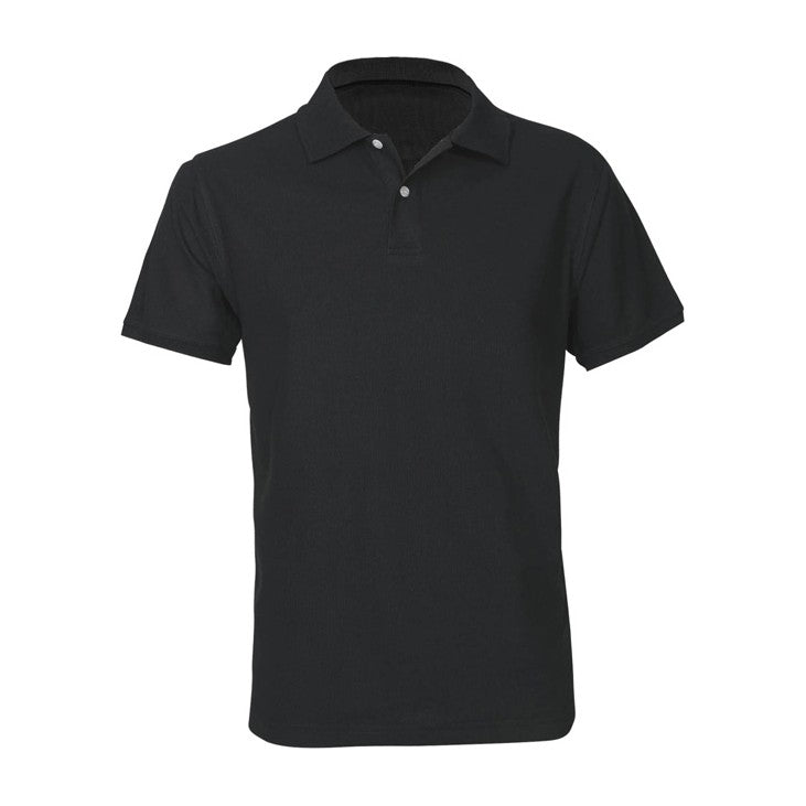 Biz Neon Mens Short Sleeve Polo P2100 in Black