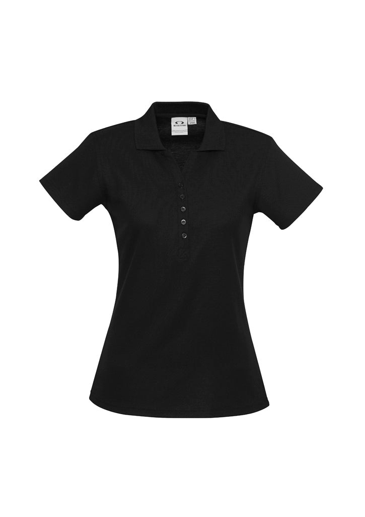 Biz Womens Crew Polo P400LS