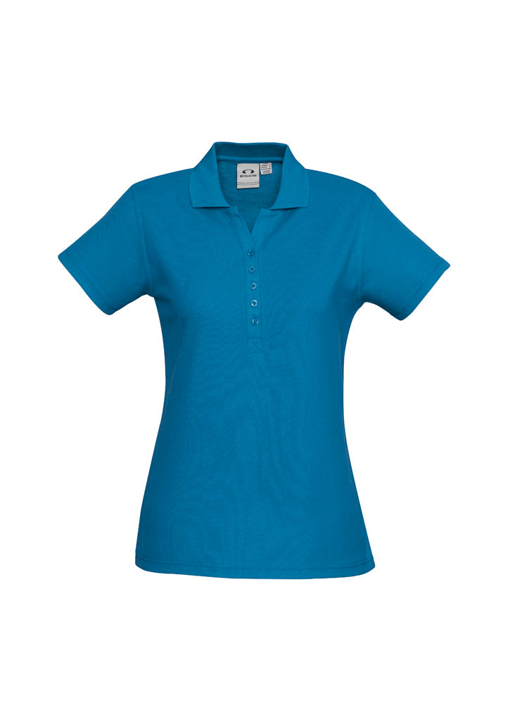 Biz Womens Crew Polo P400LS
