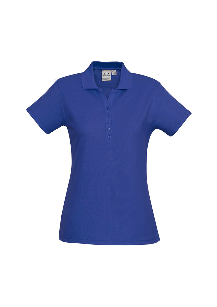 Biz Womens Crew Polo P400LS