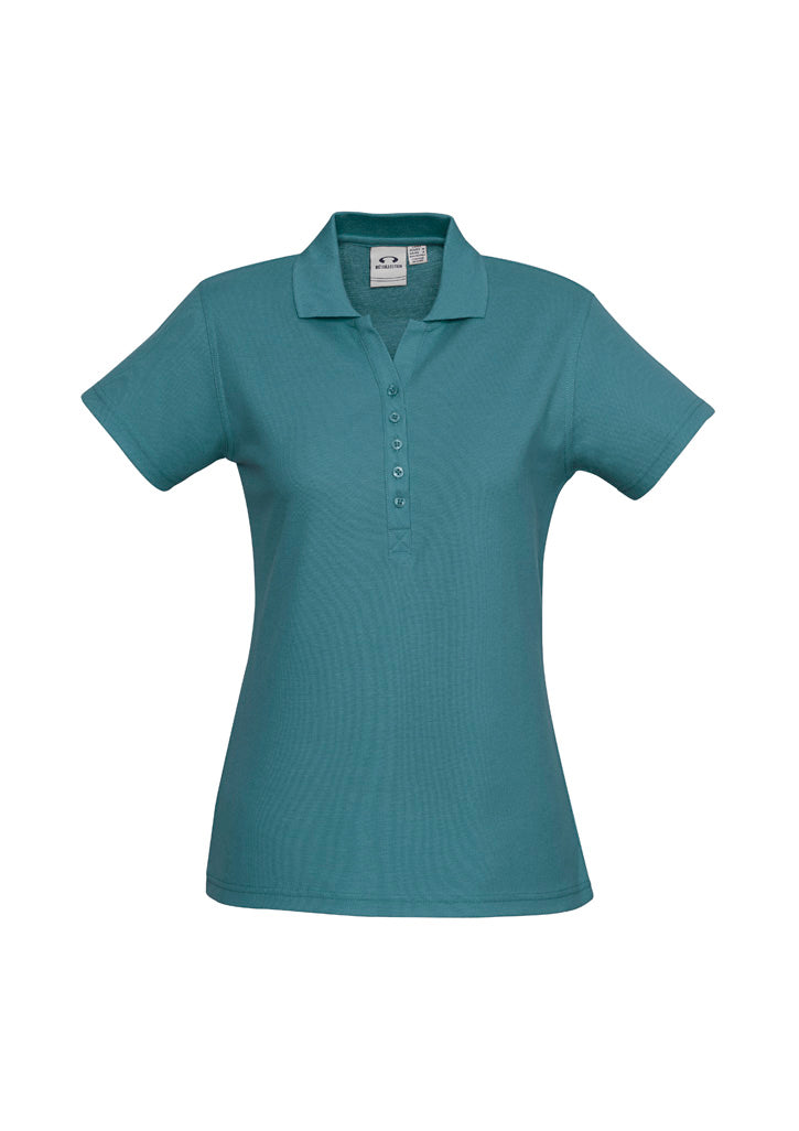 Biz Womens Crew Polo P400LS